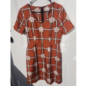 Fossil Rust Flower Dress